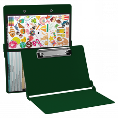 WhiteCoat Clipboard® - Green Child Life Specialist Edition